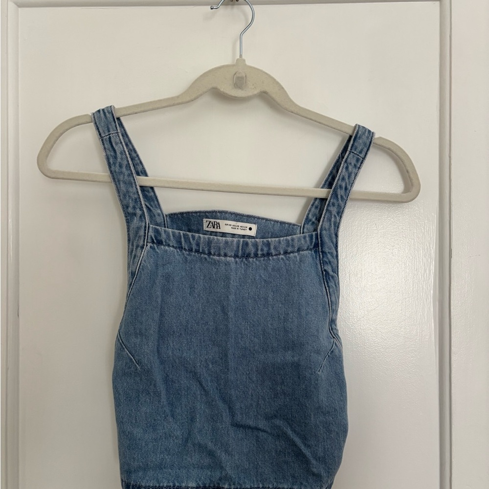 Zara Denim Tank Top